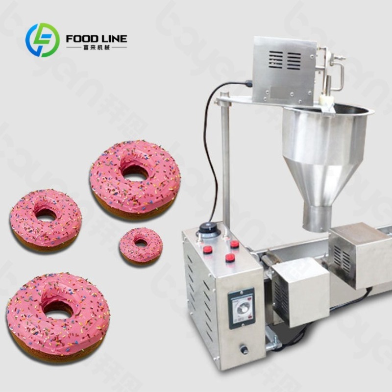 Donut Making Machine - 맞춤형 자동 도넛 제조기, 호퍼 및