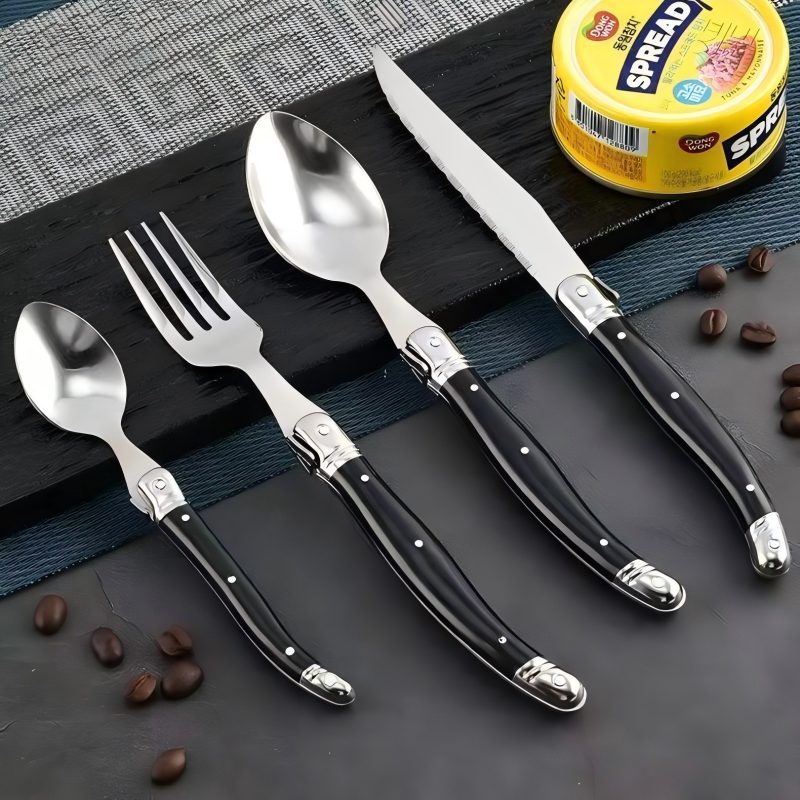 Commercial Kitchen Knives - 4-24개 8인치 라귀올 커틀러리 스테이크 나이프