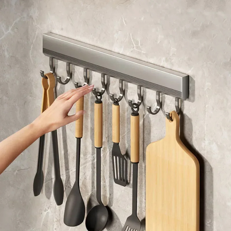 Commercial Kitchen Rack - 주방 스토리지 랙 알루미늄 합금 후크
