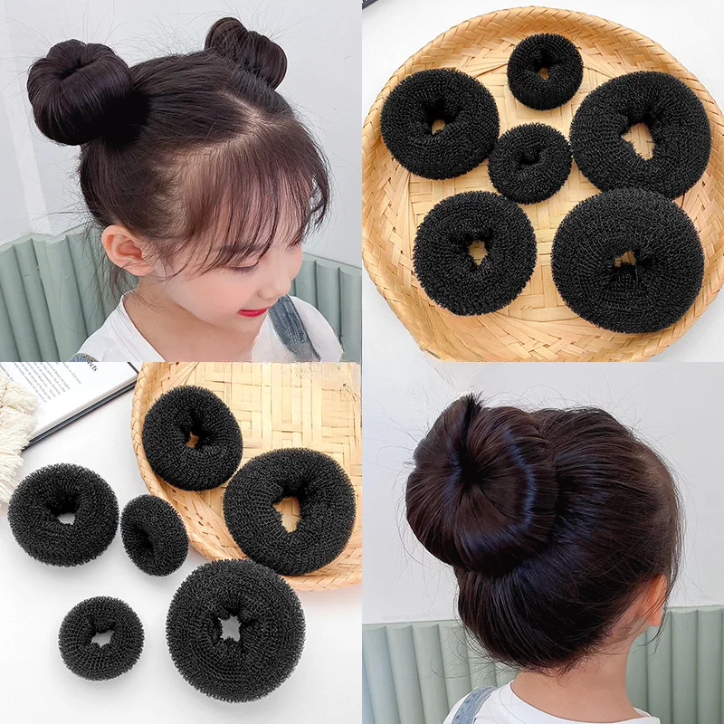 Donut Making Machine - S/M/L 헤어 롤빵 제조기 우아한 여성