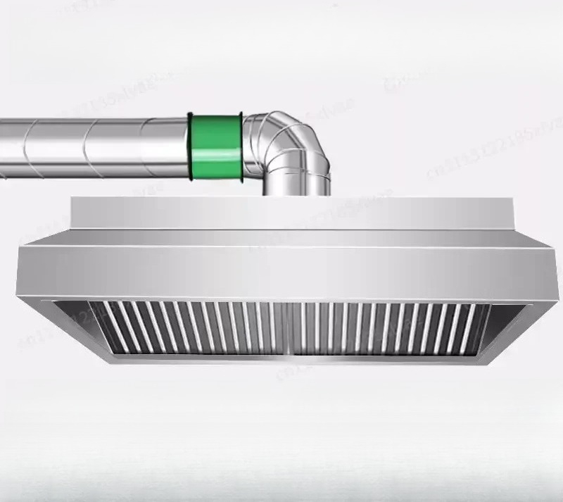 Commercial Kitchen Range Hood - 두꺼운 스테인리스 스틸 흄후드, 강력한 상업용