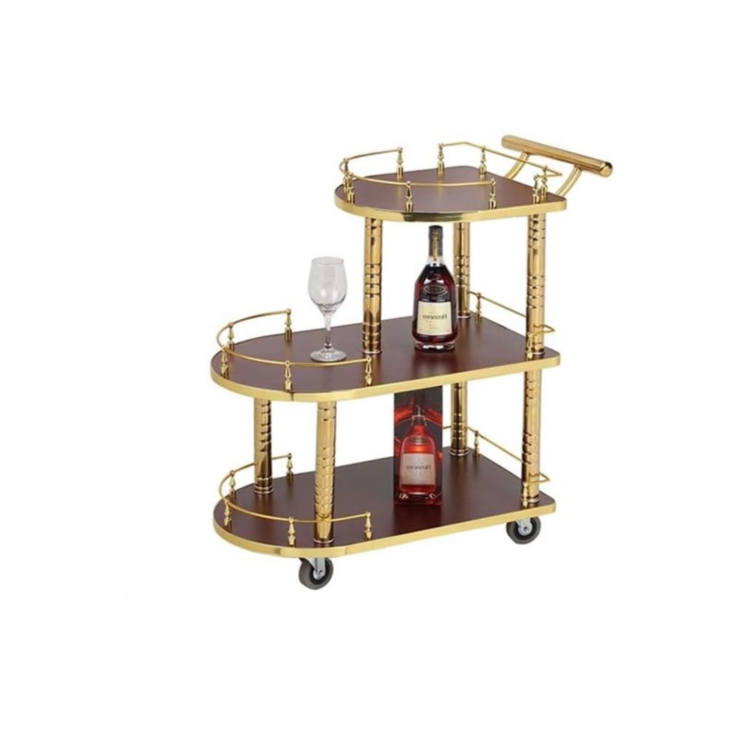 Commercial Kitchen On Wheels - 3단 바 카트, 바퀴 달린 레스토랑