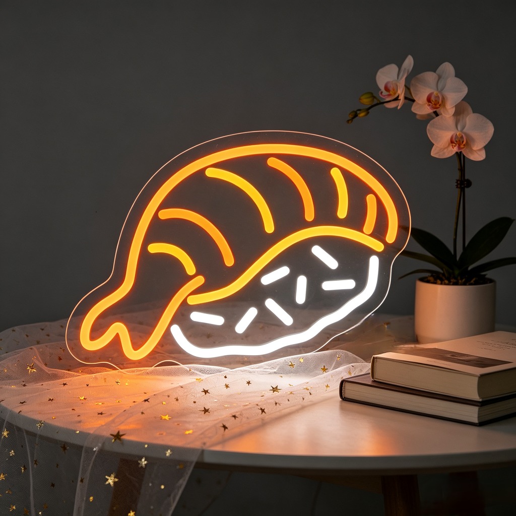 Commercial Kitchen Japanese - 창의적인 스시 LED 네온사인, USB 디밍