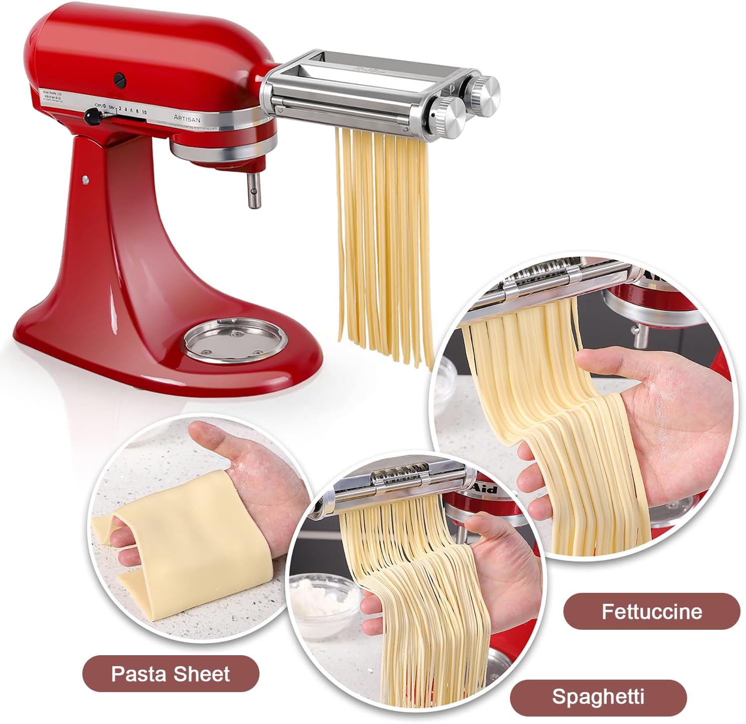 키친에이드 믹서 3-in-1 파스타 롤러 커터 부착물, - Commercial Kitchen Juicer 리뷰 및 가격