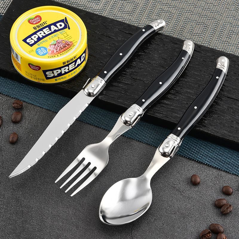 4-24개 8인치 라귀올 커틀러리 스테이크 나이프 포크 - Commercial Kitchen Knives 리뷰 및 가격