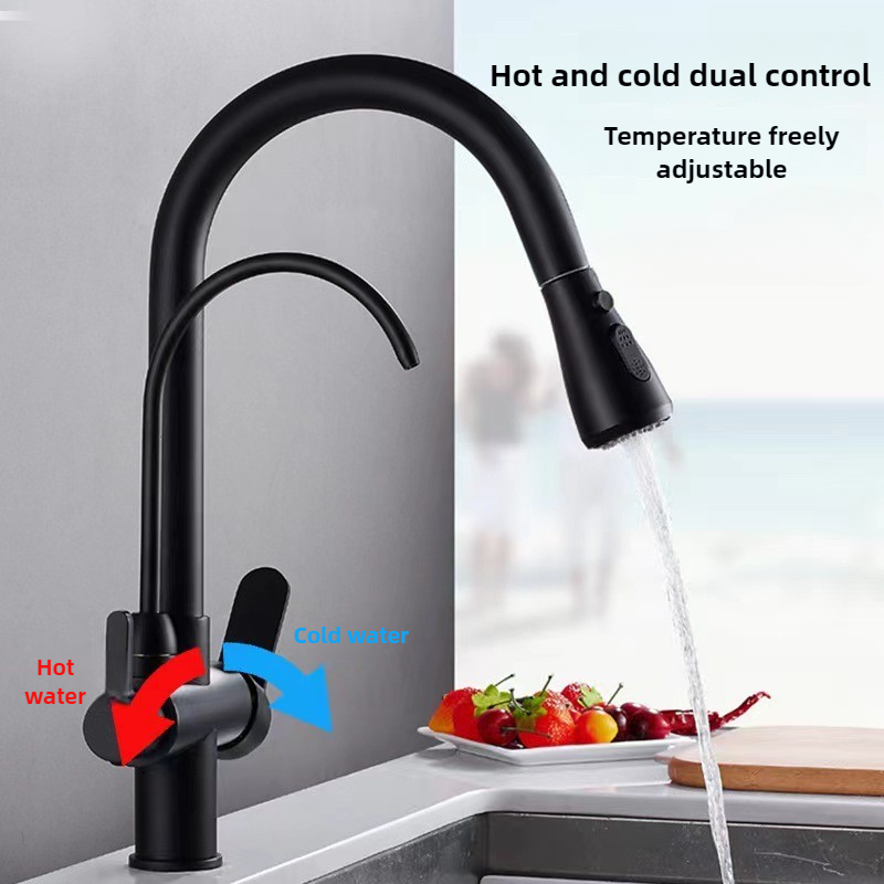 상업용 주방 수도꼭지, 이중 기능 풀다운 스프레이어,  - Commercial Kitchen Water Filter 리뷰 및 가격