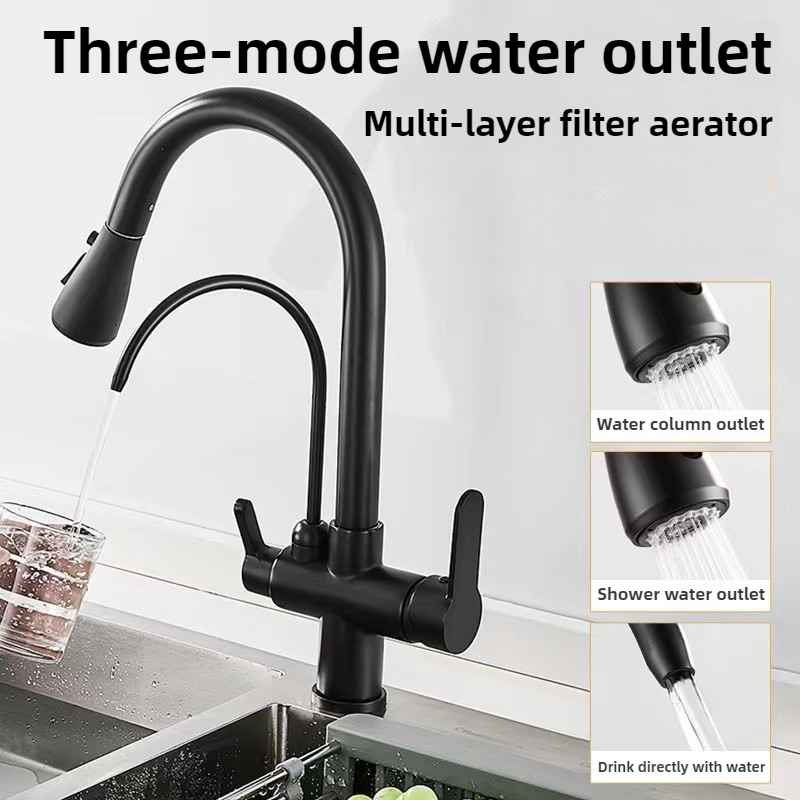 상업용 주방 수도꼭지, 이중 기능 풀다운 스프레이어,  - Commercial Kitchen Water Filter 리뷰 및 가격