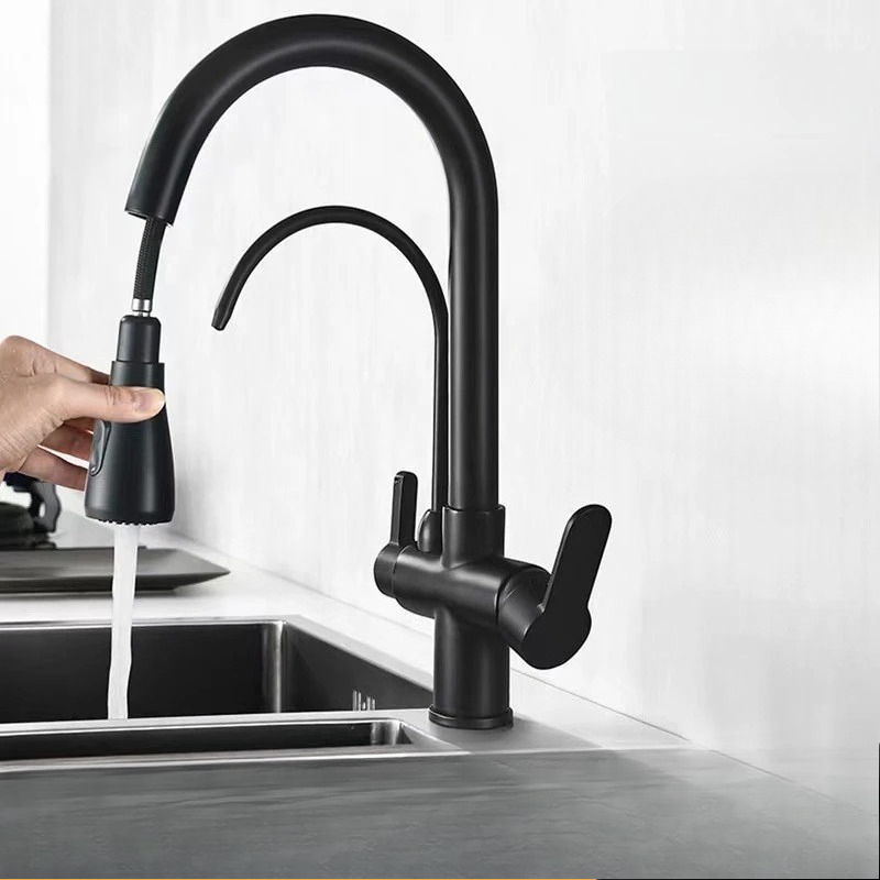 상업용 주방 수도꼭지, 이중 기능 풀다운 스프레이어,  - Commercial Kitchen Water Filter 리뷰 및 가격