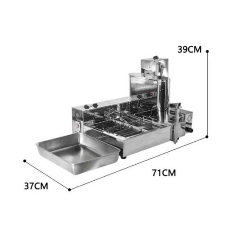 5.5L 호퍼 상업용 4 행 자동 도넛 기계 1800P - Donut Making Machine 리뷰 및 가격