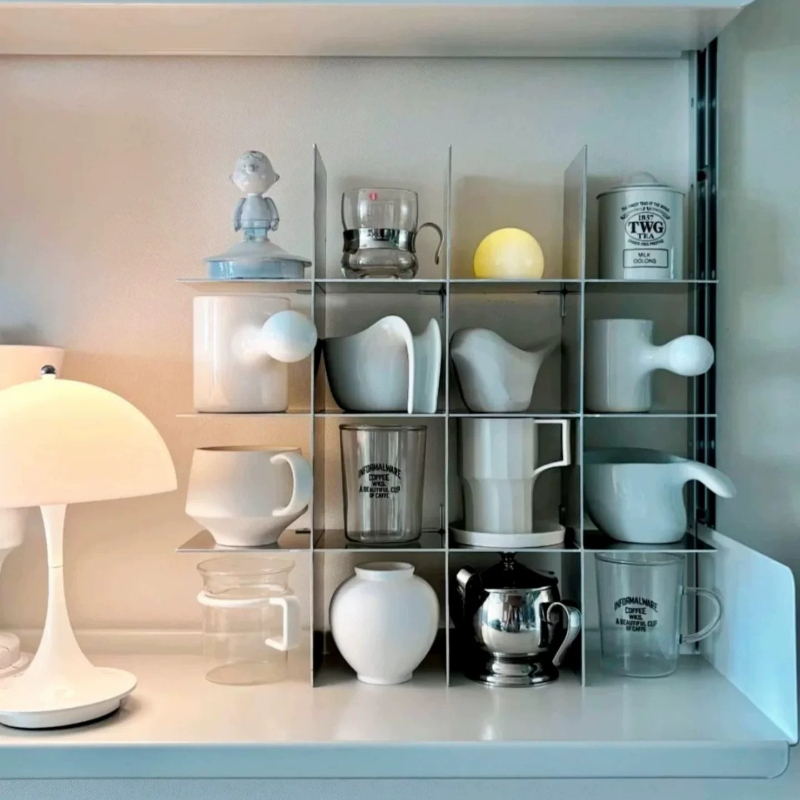 미니멀리스트 알루미늄 합금 조리대 머그컵 보관 선반 다 - Commercial Kitchen Rack 리뷰 및 가격