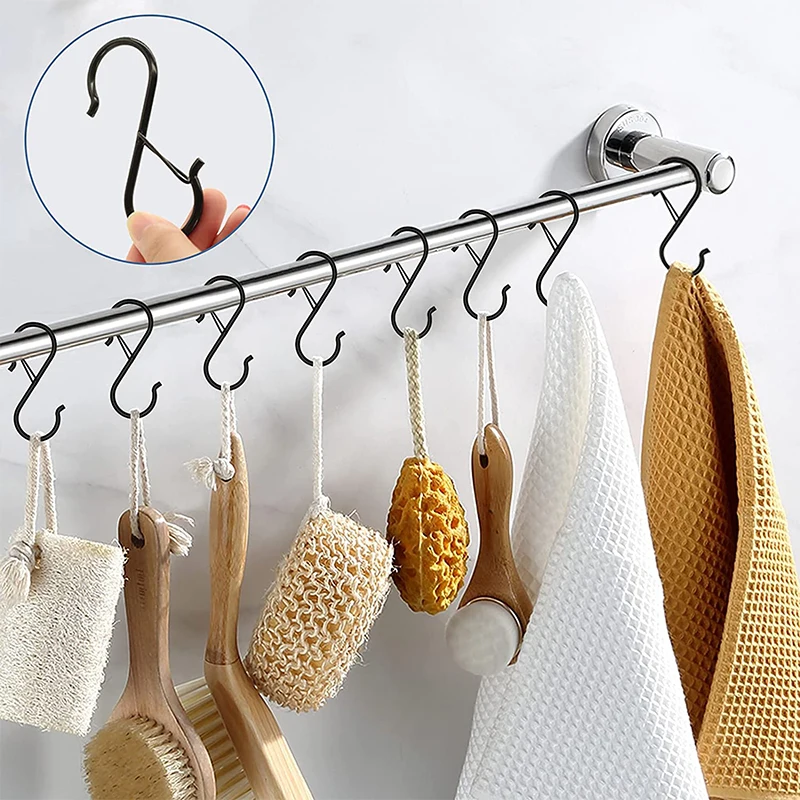 10 /100pcs 금속 교수형 후크 S 모양의 옷걸이 - Commercial Kitchen Rack 리뷰 및 가격