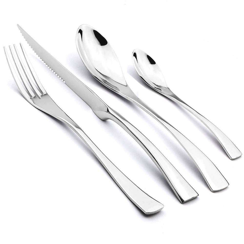 18/10 스테인리스 스틸 식기 세트, 블랙 식기, 스 - Commercial Kitchen Knives 리뷰 및 가격