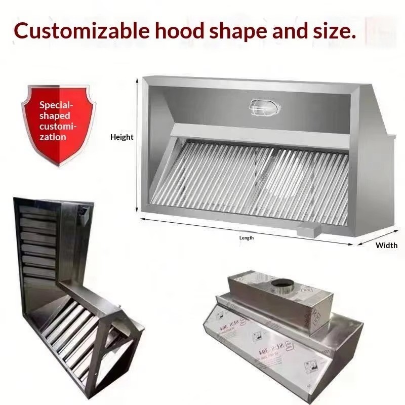 상업용 맞춤형 주방 벽걸이 스테인리스 스틸 복합 배기  - Commercial Kitchen Exhaust Hood 리뷰 및 가격