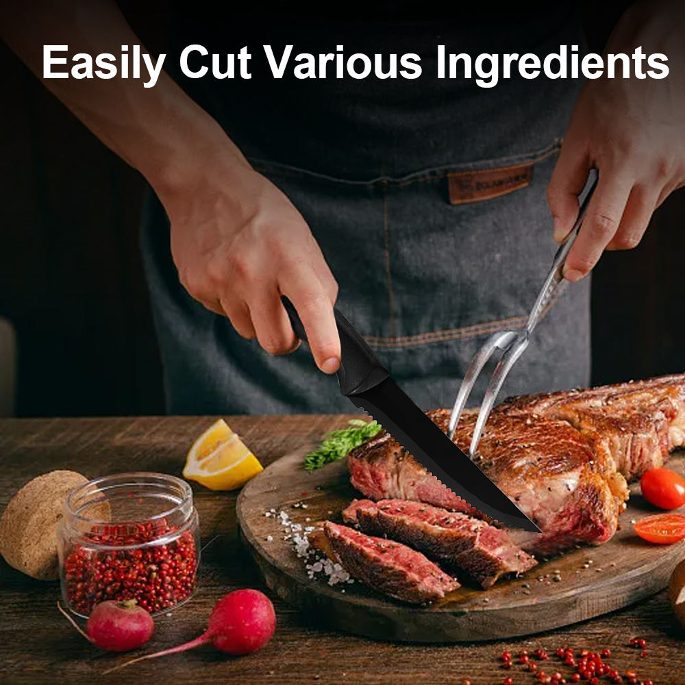 날카로운 톱니형 칼날, 스테인리스 스틸 스테이크 나이프 - Commercial Kitchen Knives 리뷰 및 가격