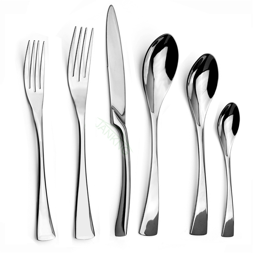 티스푼 포크 실버 식기류 창의적인 디너 세트, 거울 실 - Commercial Kitchen Knives 리뷰 및 가격