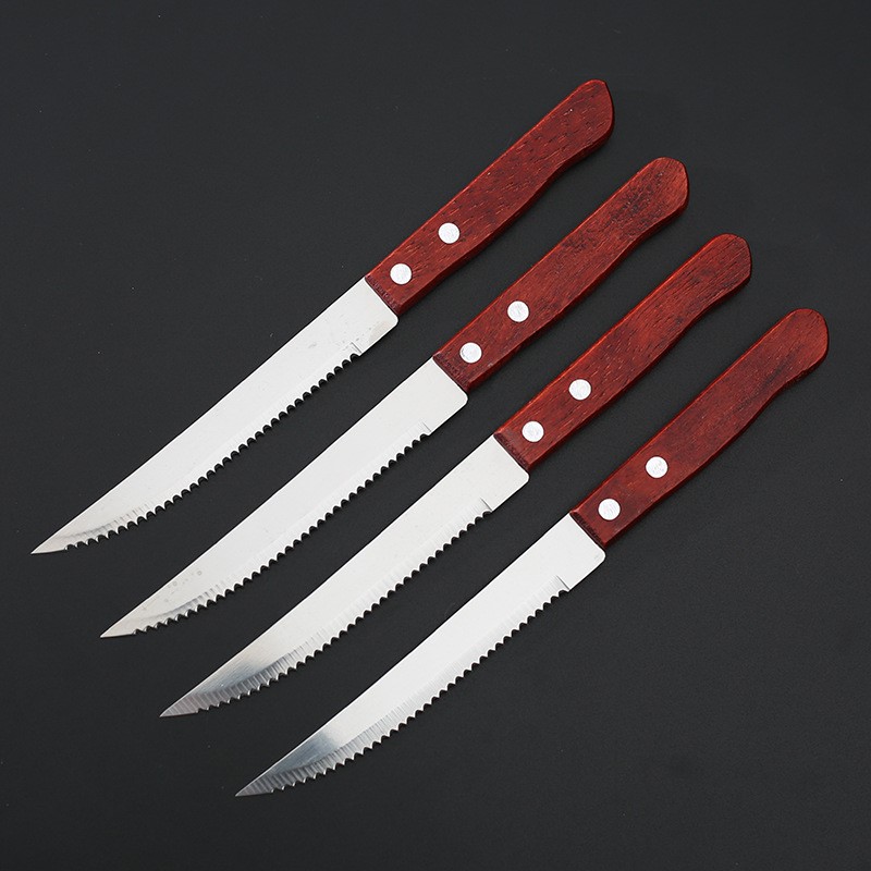1-20 Pcs 스테인레스 스틸 스테이크 나이프 나무  - Commercial Kitchen Knives 리뷰 및 가격