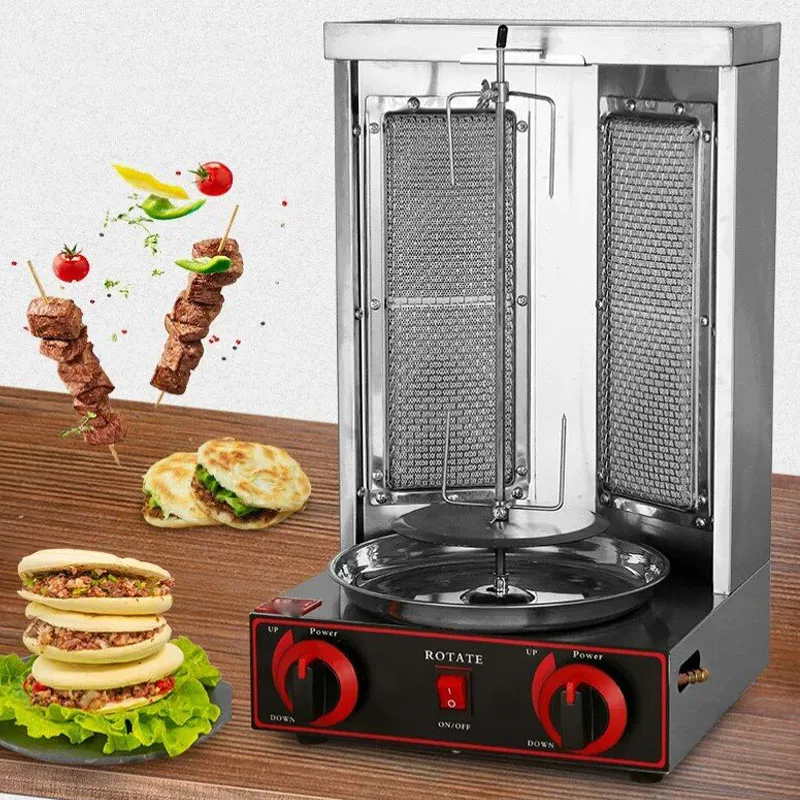 가스 수직 회전식 도너 케밥 기계 스테인리스 스틸 샤와 - Kebab Shawarma Machine 리뷰 및 가격