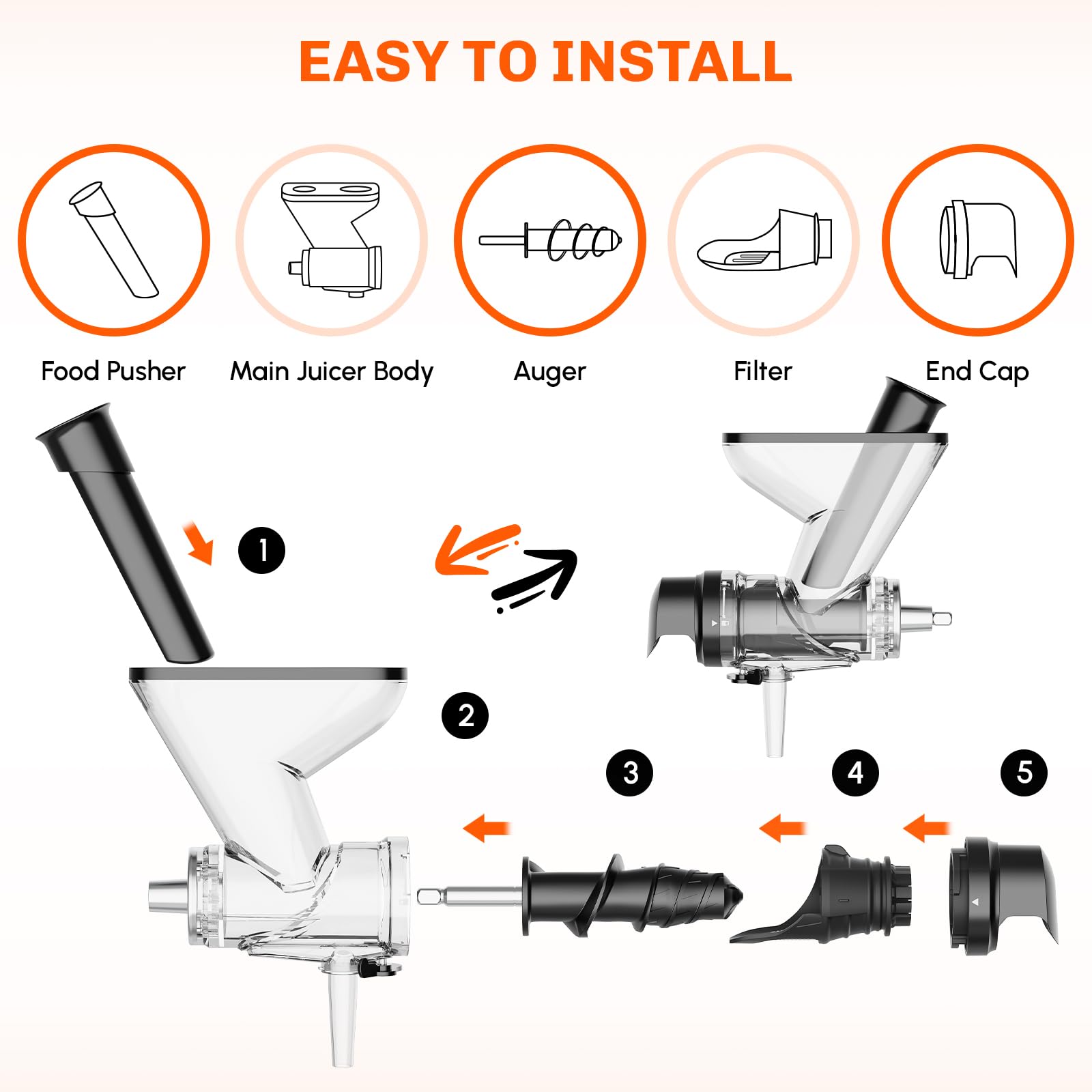 키친에이드 스탠드 믹서용 저속 냉압착 착즙기, 이중 공 - Commercial Kitchen Juicer 리뷰 및 가격
