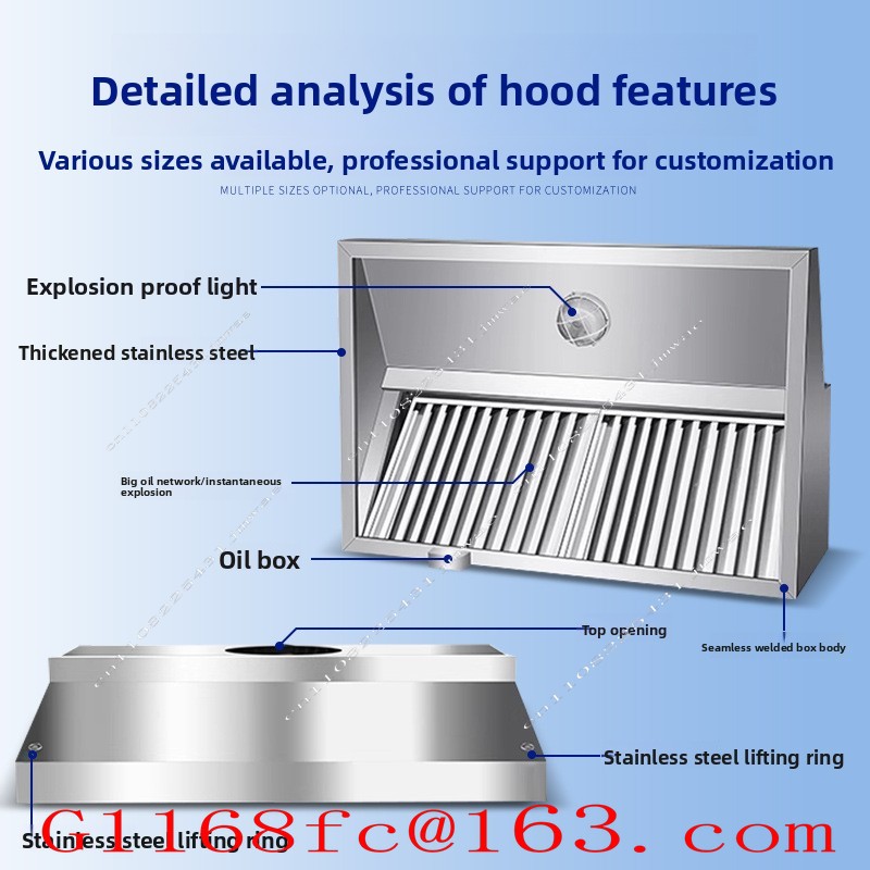상업용 식당 주방, 흙제 난로, 대용량 공기 배출 커버 - Commercial Kitchen Exhaust Hood 리뷰 및 가격