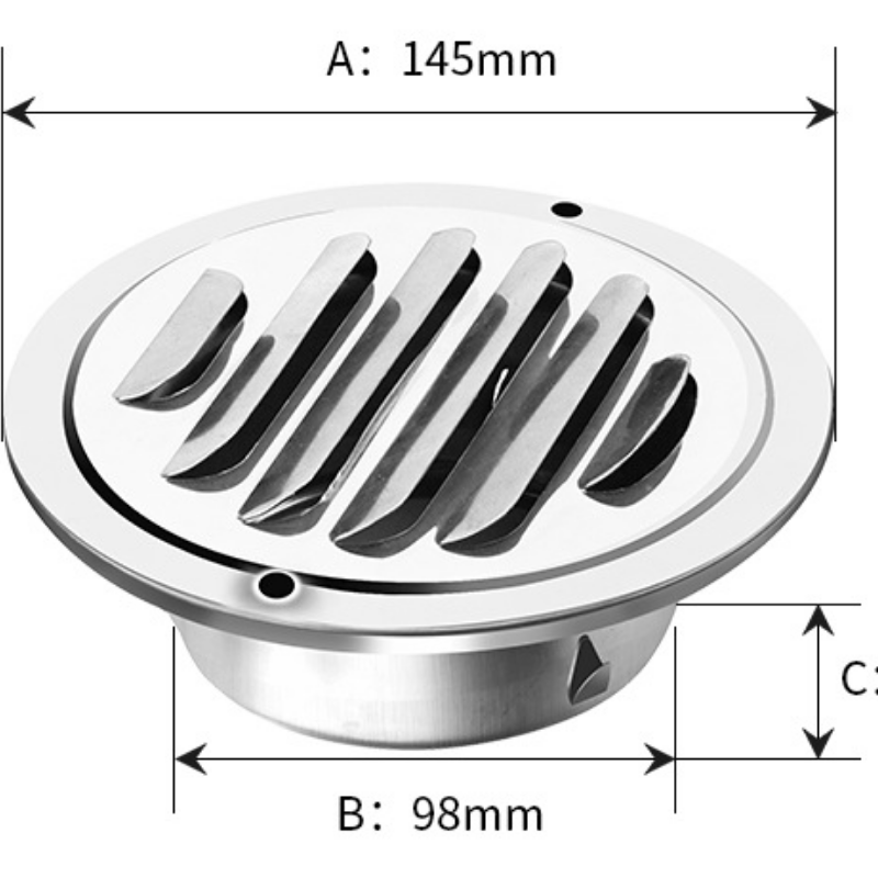 1PCS 스테인레스 스틸 후드 플랫 헤드 외부 벽 환기 - Commercial Kitchen Exhaust Hood 리뷰 및 가격
